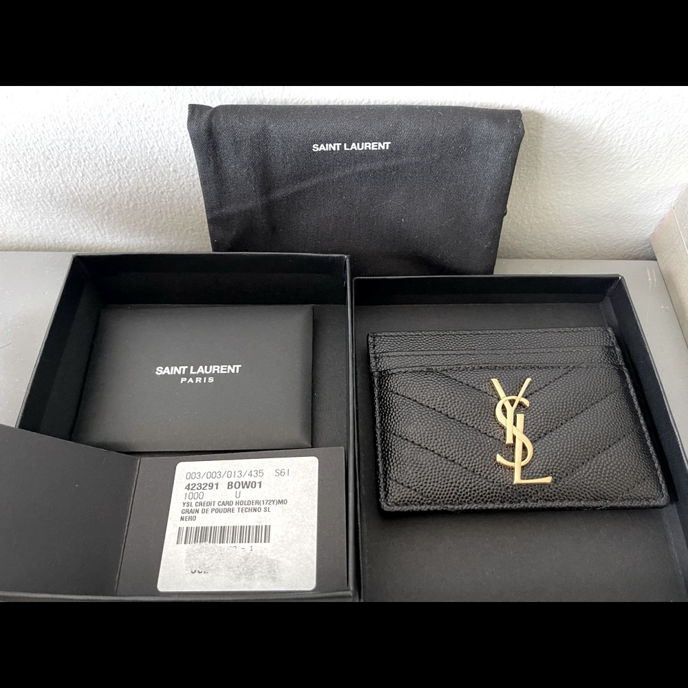 BRAND NEW YSL card holder